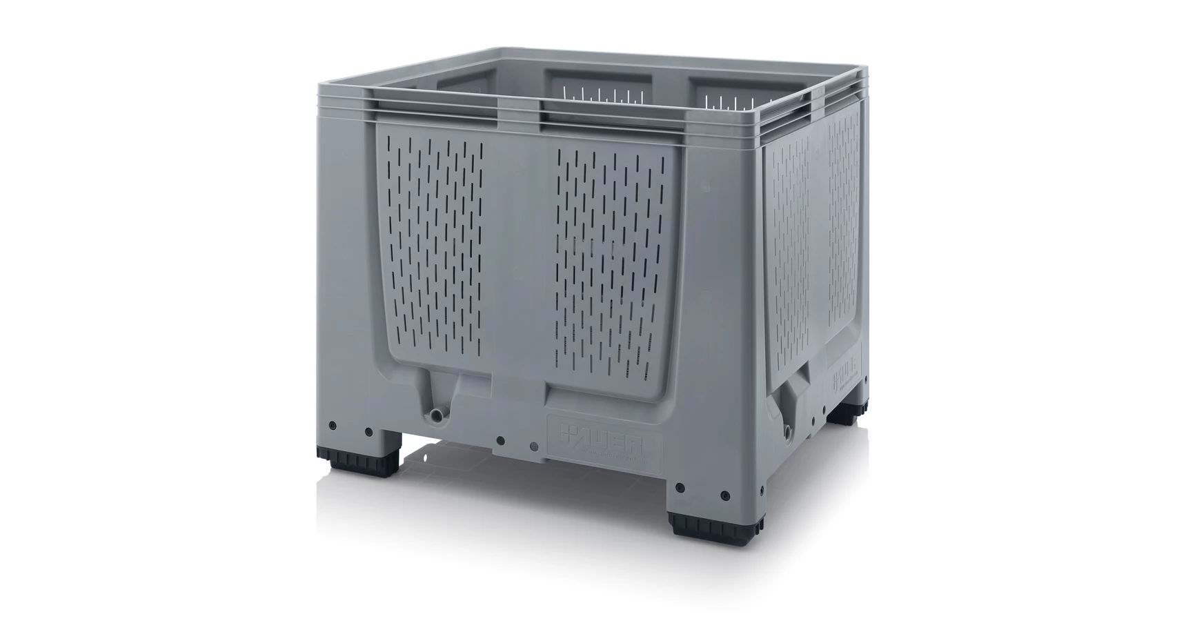 Konténer MBO1210 perforált 4 lábas HDPE