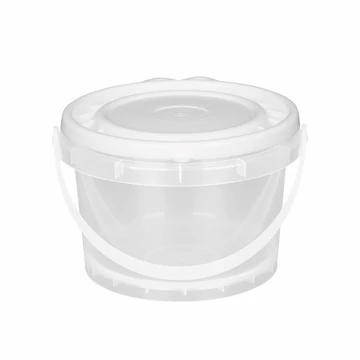 Fedeles vödör 1,2 l áttetsző/natúr