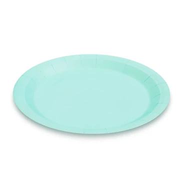 Papírtányér szett kék 23 cm