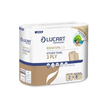 Lucart EcoNatural 2.3 konyhai törlőkendő 2 tekercs/csomag Lucart EcoNatural 2.3 konyhai törlőkendő 2 tekercs/csomag