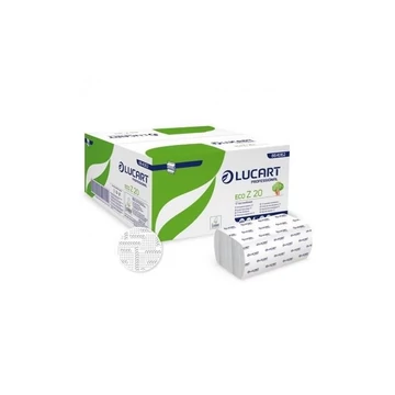 Lucart ECO Z20 hajtogatott kéztörlő 15 csomag/karton Lucart ECO Z20 hajtogatott kéztörlő 15 csomag/karton