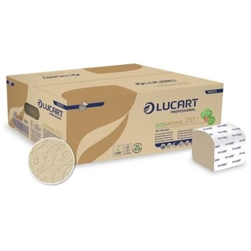 Lucart EcoNatural 210I hajtogatott wc papír 40 csomag/karton Lucart EcoNatural 210I hajtogatott wc papír 40 csomag/karton