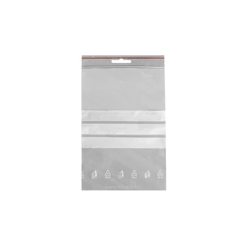 Simitózáras tasak írható 100x150 mm