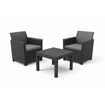 Claire műrattan balkon szett