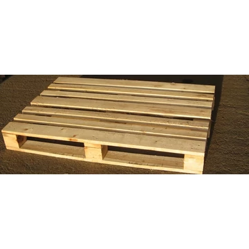 Új 7 deszkás egyutas hőkezelt raklap 800x1200 mm Új 7 deszkás egyutas hőkezelt raklap 800x1200 mm