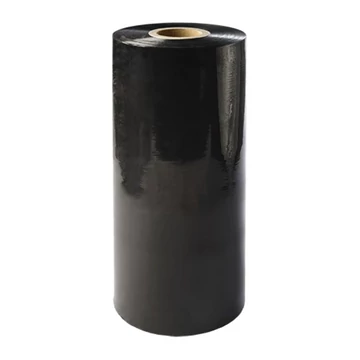 Gépi stretchfólia fekete 500 mm × 23 mikron 150% 13,7 kg