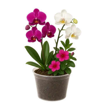 Virágcserép orchidea 14 cm