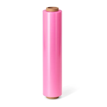 Antisztatikus kézi stretchfólia rózsaszín 3,6 kg/tekercs