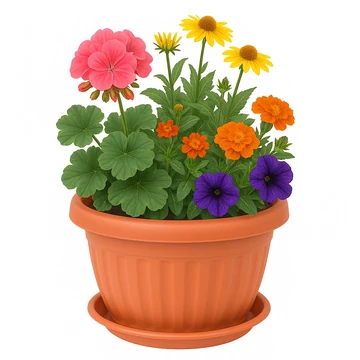 Virágcserép 16 cm terrakotta