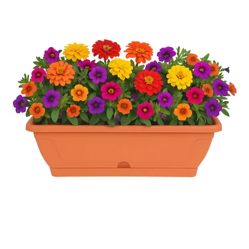Virágláda 40 cm Terrakotta