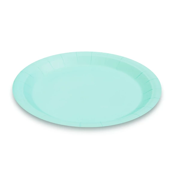 Papírtányér szett kék 23 cm