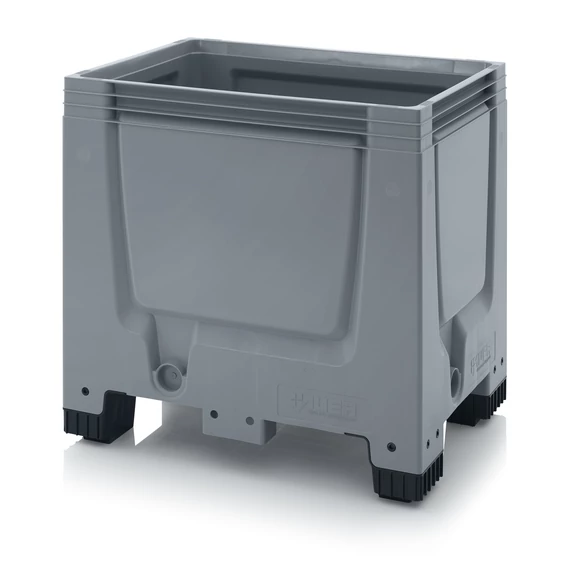 Konténer BBG86 zárt 4 lábas HDPE