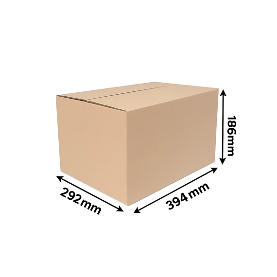 3 rétegű hullámkarton doboz H1 394×292×186 mm 3 rétegű hullámkarton doboz H1 394×292×186 mm