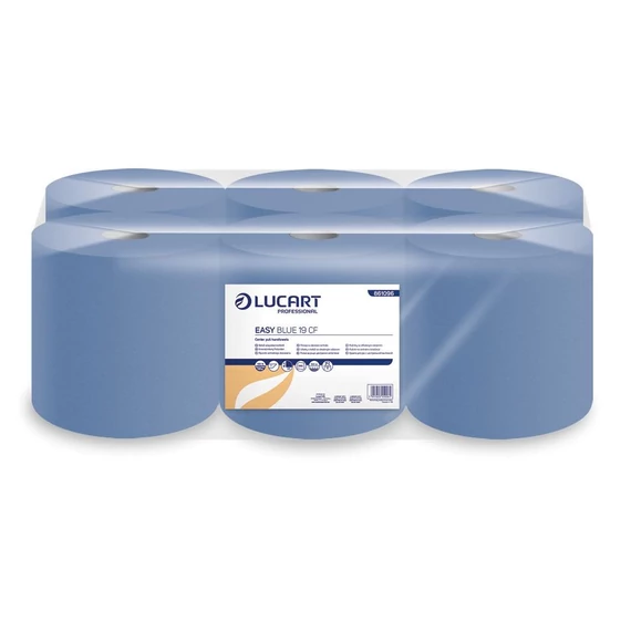 Lucart Easy Blue 19 CF belső adagolású kéztörlő 6 tekercs/zsugor