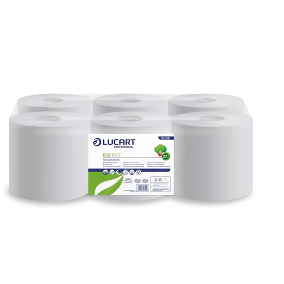Lucart ECO 19CF tekercses kéztörlő 6 tekercs/zsugor