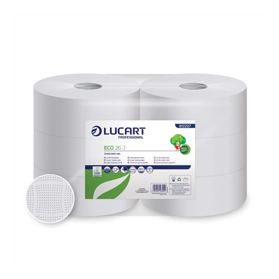 Lucart ECO 26J Jumbo wc papír 6 tekercs/zsugor