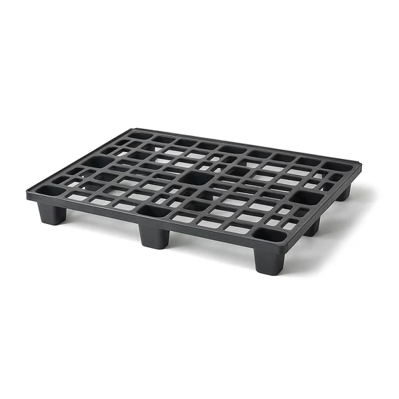 Használt könnyített műanyag raklap 800x1200 mm LP1208