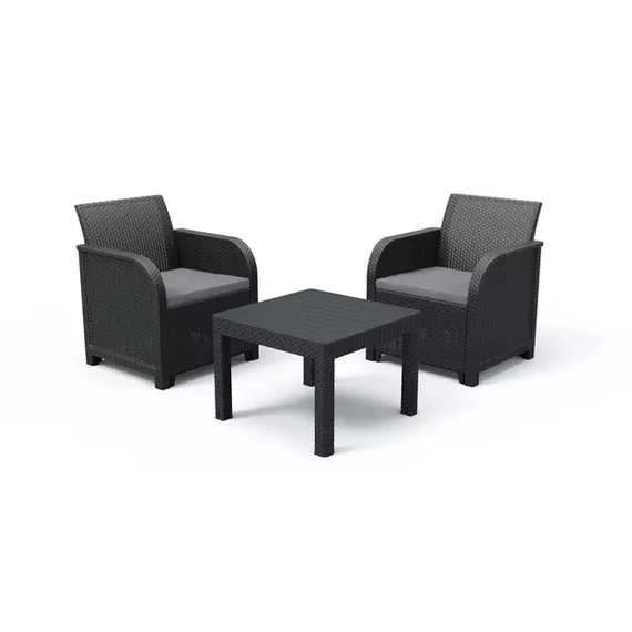 Rosalie műrattan balkon szett 