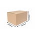Kép 1/2 - Hullámkarton doboz Z25 295x195x190 mm Biegelt