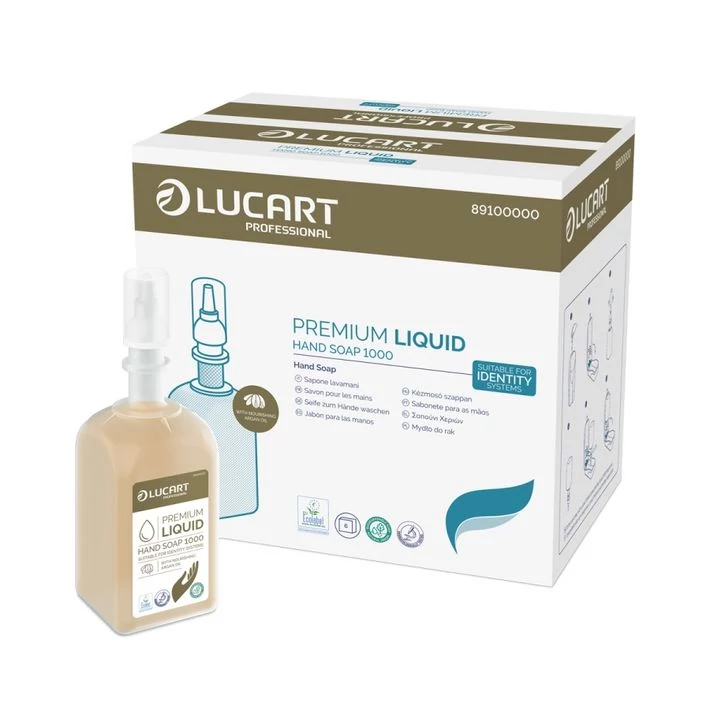 Lucart Identity Premium szappan 1000ml virág illattal argán olajjal