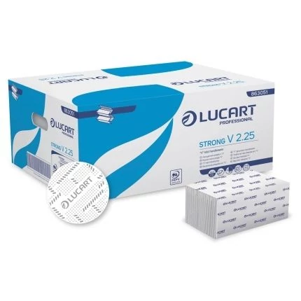 Lucart Strong V2.25 hajtogatott kéztörlő 20 csomag/karton