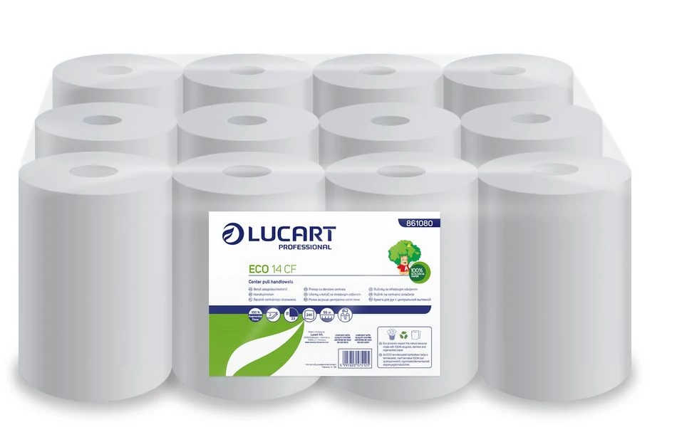 Lucart ECO 14CF tekercses kéztörlő 12 tekercs/zsugor