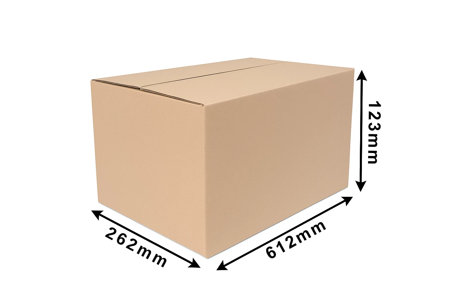 Hullámkarton doboz R7 612x262x123 mm