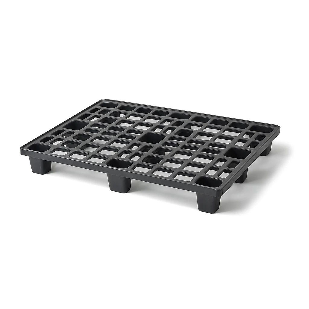 Használt könnyített műanyag raklap 800x1200 mm LP1208