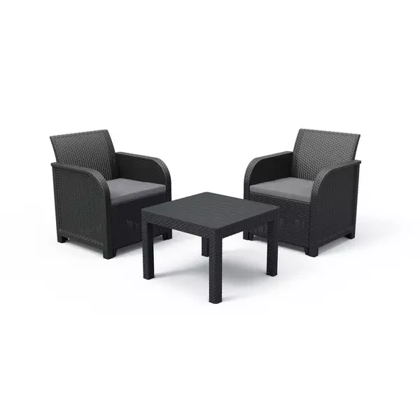 Rosalie műrattan balkon szett 